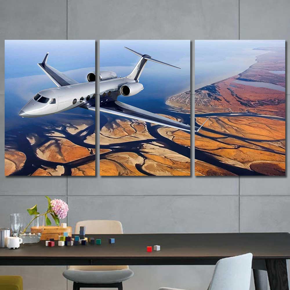 The Skyline Elegance Collection - Framed Canvas Home Decor Wall Art Multiple Choices 1 3 4 5 Panels