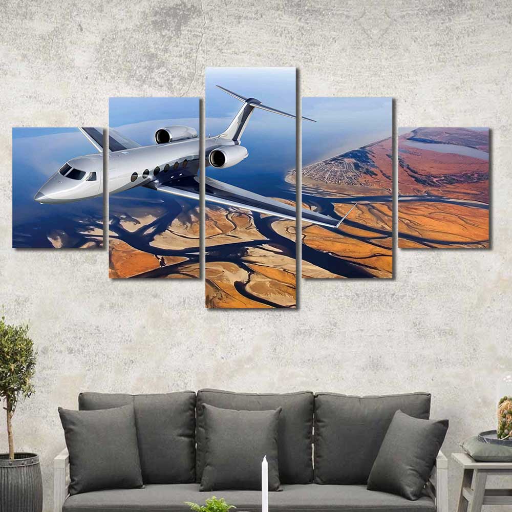 The Skyline Elegance Collection - Framed Canvas Home Decor Wall Art Multiple Choices 1 3 4 5 Panels