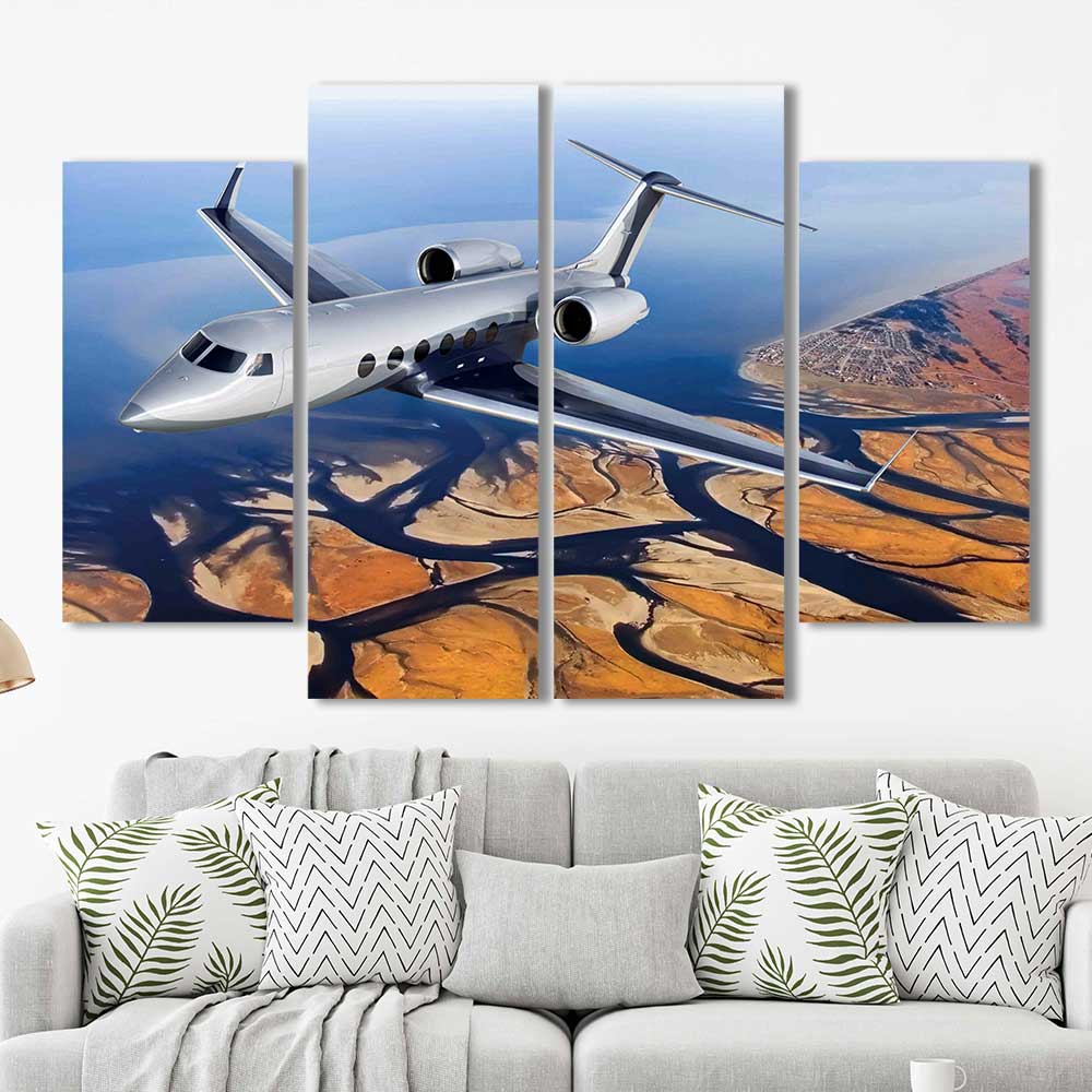 The Skyline Elegance Collection - Framed Canvas Home Decor Wall Art Multiple Choices 1 3 4 5 Panels